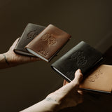 Personalized Leather Vow Books - With Ghost Couple