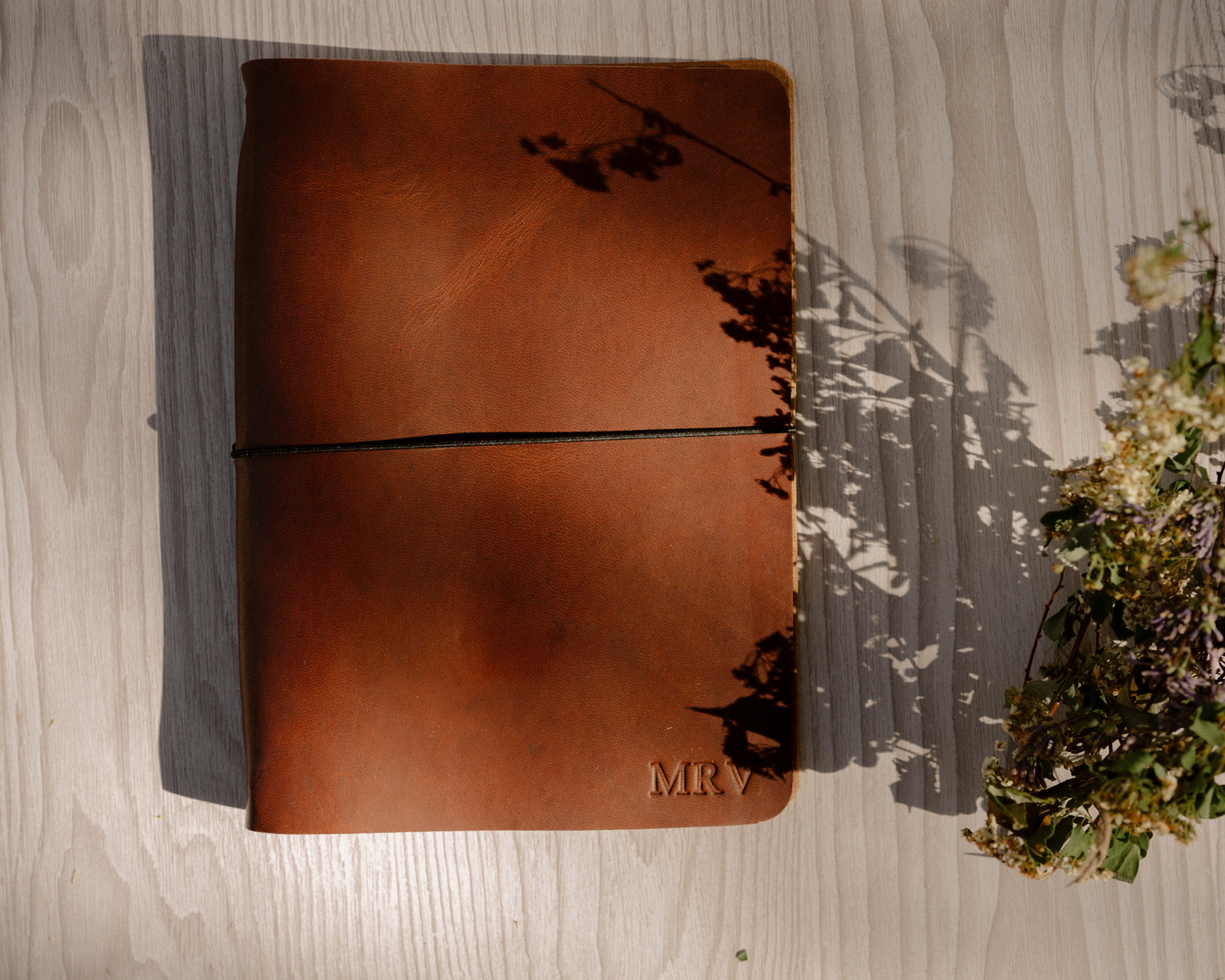 REFILLABLE Leather Travel Journal | Ghost Couple