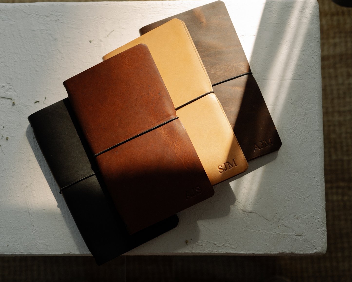 REFILLABLE Leather Travel Journal | Ghost Couple