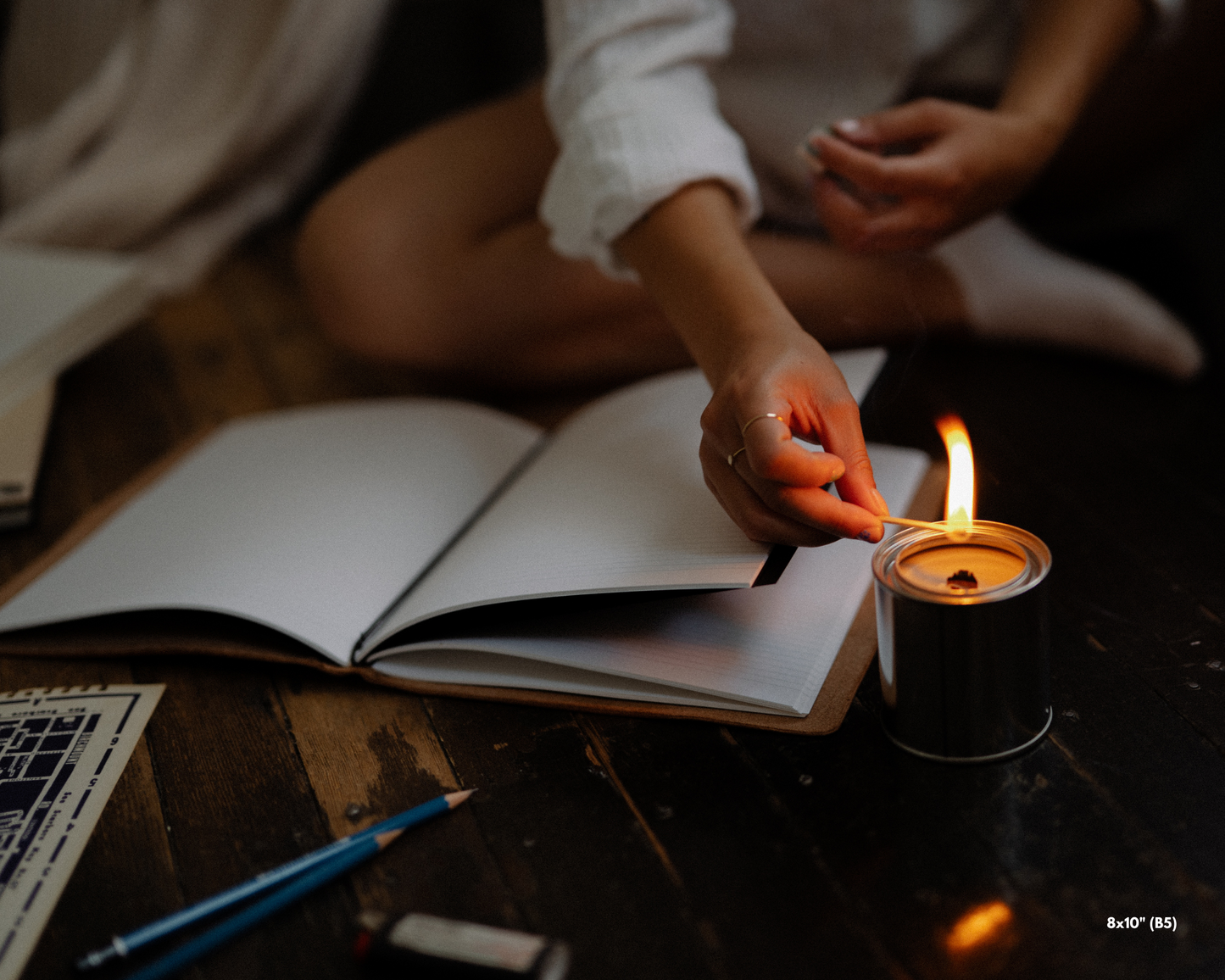 REFILLABLE Leather Travel Journal | Ghost Couple