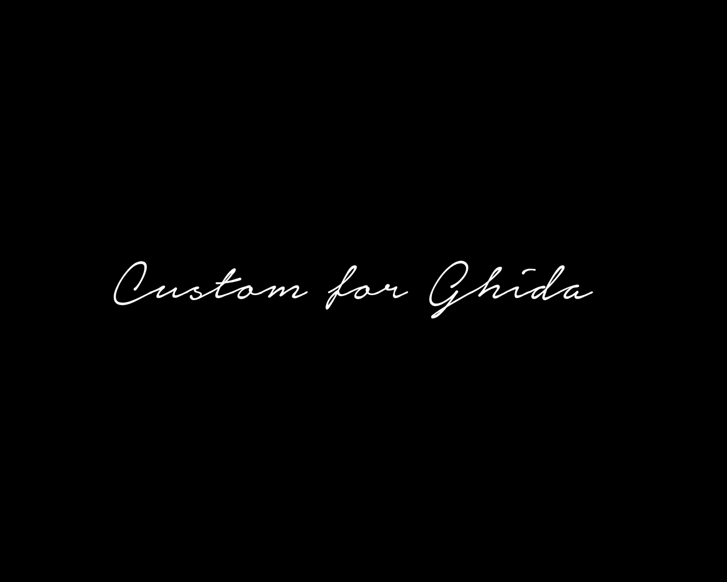 Custom book cover for Ghida