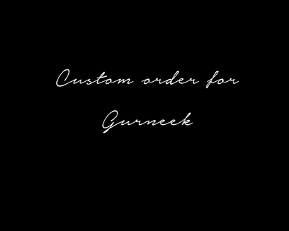 Custom Passport sized trifold leather journal cover for Gurneek