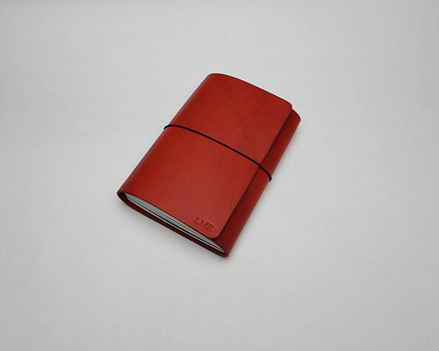 Refillable trifold leather journal cover - Inserts sold seperately