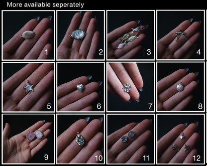 Limited trifold with 3 pockets "Mauve no.9" (pre-order handmade to order)