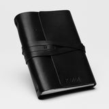 REFILLABLE LEATHER JOURNAL -  Dark Brown