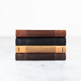 Personalized Leather Pocket Notebook  3.5x5" (Tan Color)