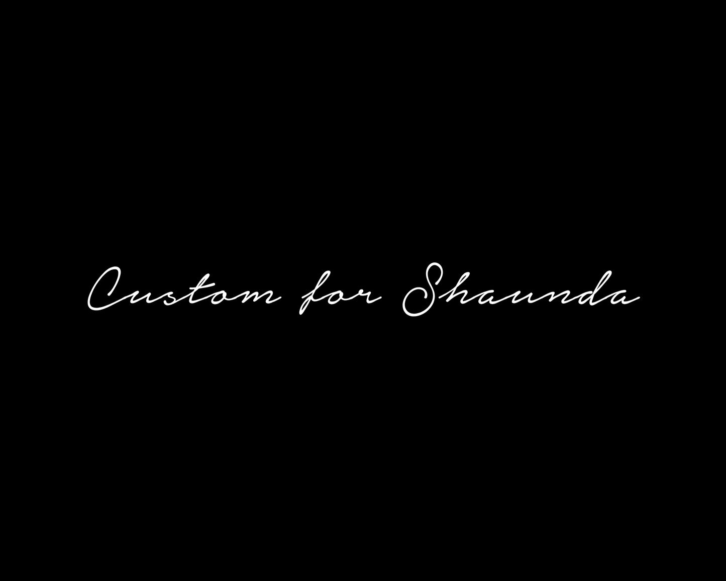 Custom Personalized Journal for Shaunda