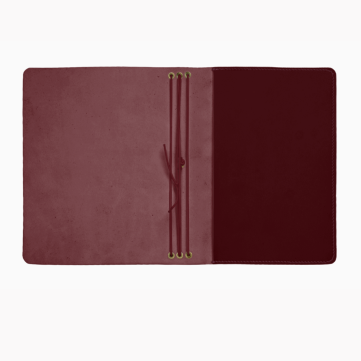 Bifold Leather Journal Cover with Pocket