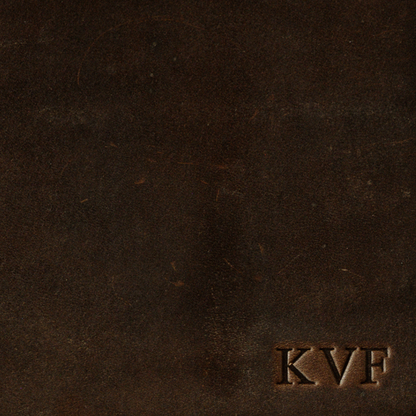 Customized Leather Bookmark with Skeleton Couple Holding Hands & Initials or Date