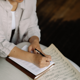 Personalized Leather Journal with Music Stave pages