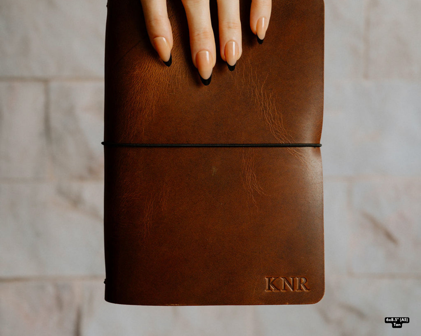 REFILLABLE Leather Travel Journal | Ghost Couple