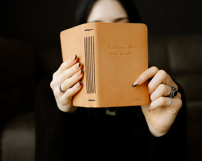 Personalized Leather Journal | Letters to My Future Wife / Husband