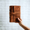 Personalized leather journal
