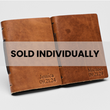 Personalized Leather Vow Books - Vows