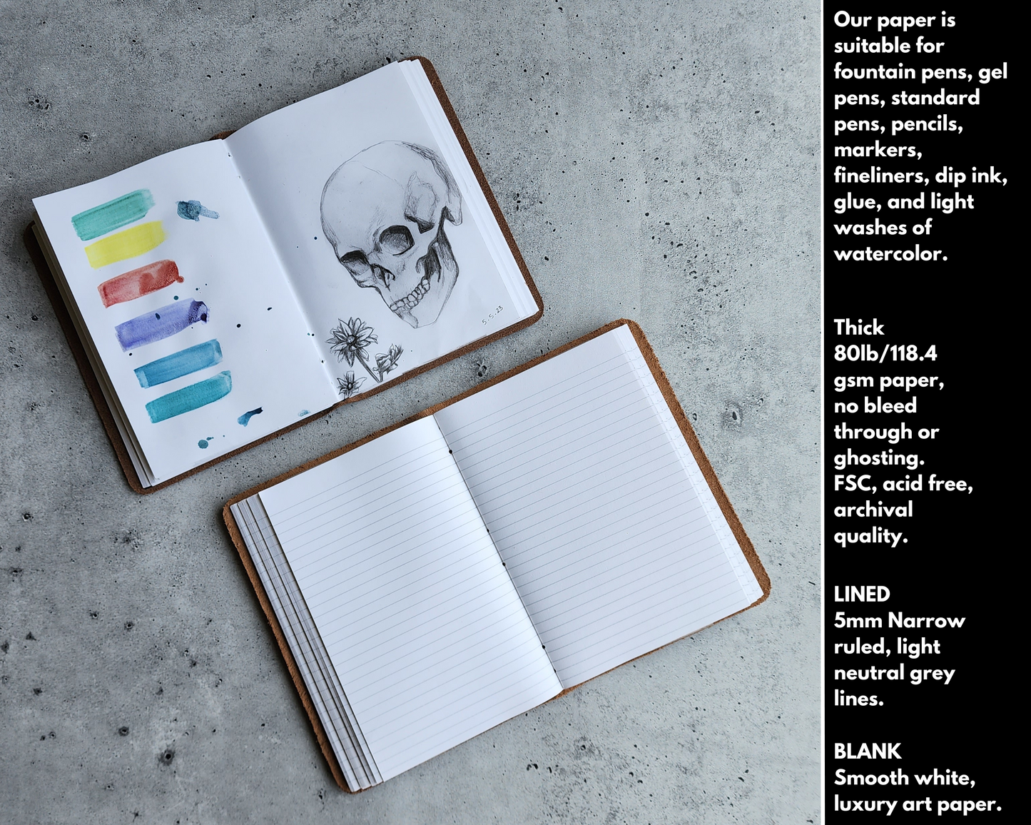 Personalized Leather Wedding Guestbook | Our Adventure Book