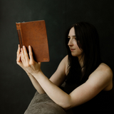 Personalized Leather Journal with Phases of the Moon