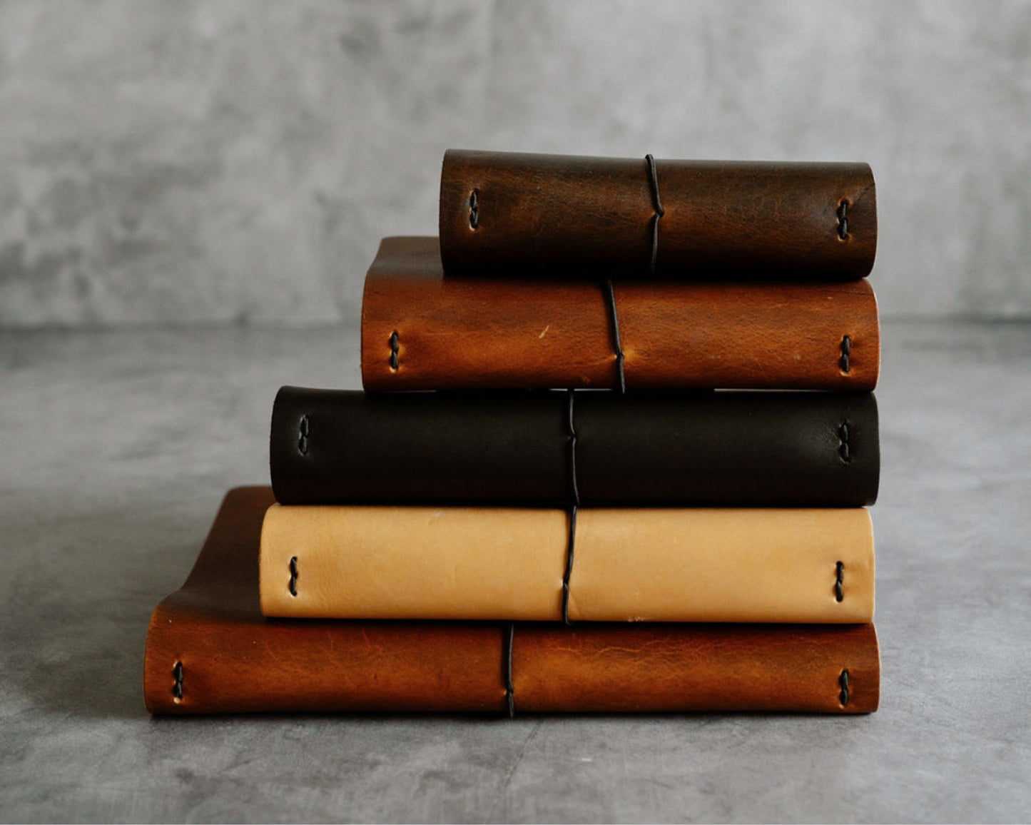 REFILLABLE Leather Travel Journal | Ghost Couple