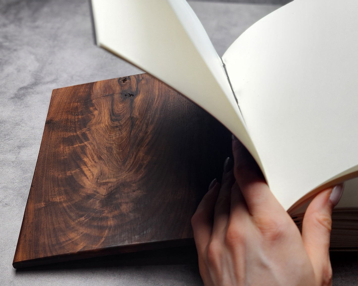 Wooden Wedding Guest Book  8x10" - Very limited
