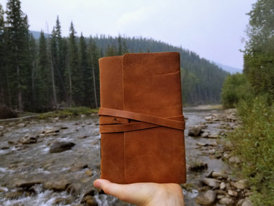 REFILLABLE LEATHER JOURNAL