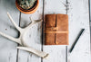 GIFT FOR MEN - PERSONALIZED LEATHER JOURNAL
