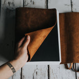 Personalized Leather Sketchbook