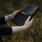 BLACK PERSONALIZED LEATHER JOURNAL (10x14" B4)