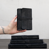 BLACK CORK FABRIC JOURNAL (VEGAN)