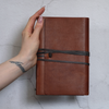 Leather Journal, Horween tan dublin leather.