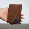 OOAK leather pocket journal - blank pages