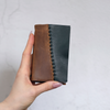 OOAK leather pocket journal - blank pages, extra narrow