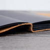 LEATHER JOURNAL WITH BLACK PAGES